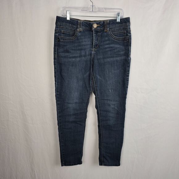 Democracy Ab Technology Jeans Women's 10 Blue Dark Wash - Picture 1 of 16